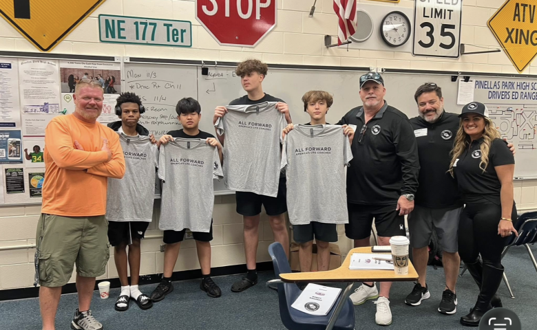 All Forward - America's Life Coaches - T-shirt presentation